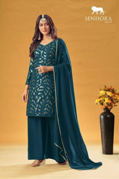 Senhora Vol 37 By Senhora Designer Palazzo Style Partywear Suit Collection
